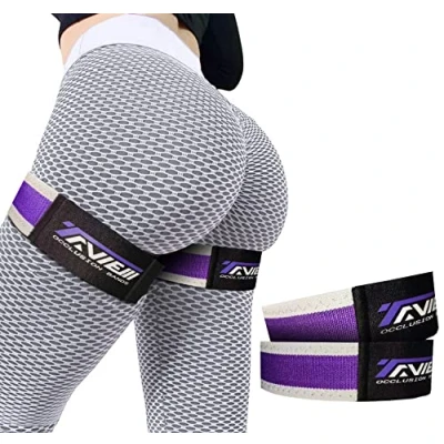 Image de TAVIEW Bandes d&#039;occlusion pour Femmes Renforcement des fessiers et Hanches de Restriction du Flux sanguin BFR Meilleures résistance en Tissu l&#039;entraînement Vos