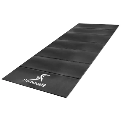 Image de ProsourceFit Treadmill &amp; Exercise Equipment Mats, Folding (7’L x 3’W ¼T) High Density PVC Floor Protector