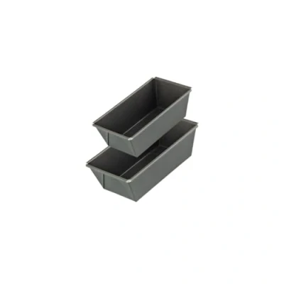 Image de Zenker 9916650 Ensemble de 2 moules à cakes 20 cm et 16 cm, moule cake, gâteaux rectangulaires, a gateau, rectangle, Acier, 20,5 x 11,5 7
