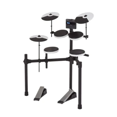 Image de V Drums TD 02K Roland Batterie électronique compacte d&#039;entrée de gamme avec détection des nuances, réduction bruit intégrée, rack à hauteur réglable et communication par Bluetooth en option