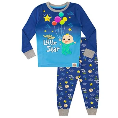 Image de CoComelon Ensemble De Pyjamas Garçon Bien Ajusté Multicolore 18 24 Mois