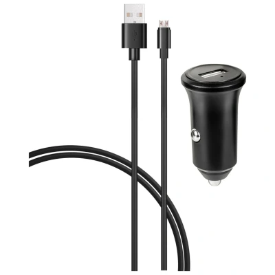 Image de Bigben Connected CACCBLMIC2.1AB chargeur d&#039;appareils mobiles Smartphone Noir Allume cigare Auto