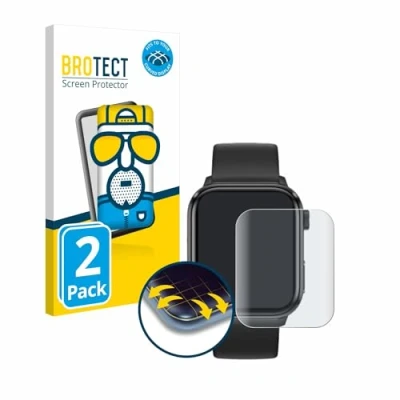 Image de brotect Protection Intégrale 3D Incurvé Matte pour ICE Watch smart 2.0 1.96&quot; (2 Pièces) Couverture Complète, Film Écran