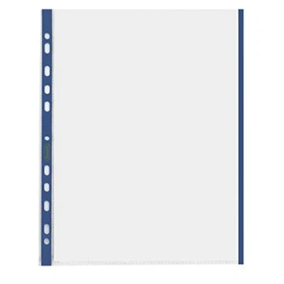 Image de Favorit Enveloppe universelle perforée à bord coloré A4 Bleu