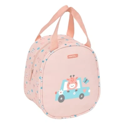 Image de Sac porte goûter SAFTA JIRAFA Corail 19 x 14 22 cm Décontracté