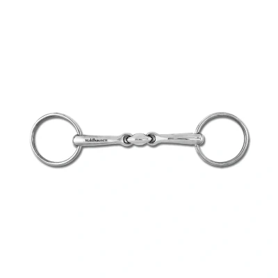 Image de Waldhausen Mors de bride, double brisure 13,5 RVS