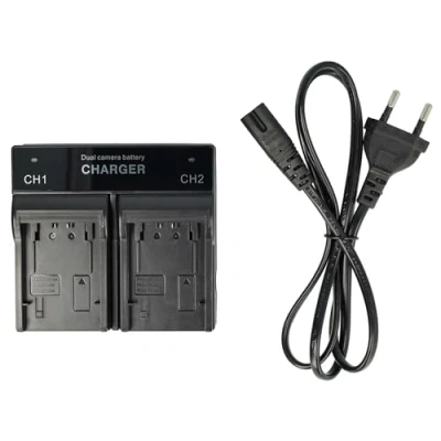 Image de Chargeur rapide pour Sony Handycam DCR SR32, SR32E, SR35, SR35E, SR36, SR36E batterie NP FH30…