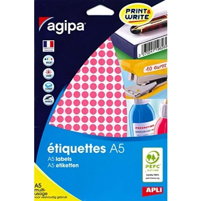 Image de Apli 114308 Etui 2940 pastilles multi usage rose Ø 8 mm, L&#039;emballage peut varier