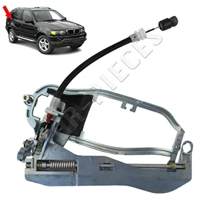 Image de STARKIT PERFORMANCE Mécanisme poignée de porte intérieure compatible pour BMW X5 (E53) (1999 2006) arrière droite (côté passager)