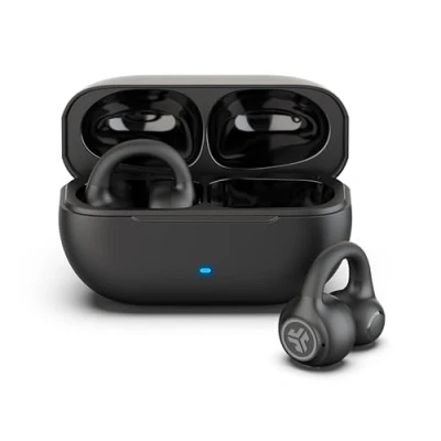 Image de JLab Flex Casque à Oreille Ouverte Écouteurs Ouverte, Design Clipser, 21H d&#039;Autonomie, Ouverts avec Bluetooth Multipoint, Micro, Personnalisation Application