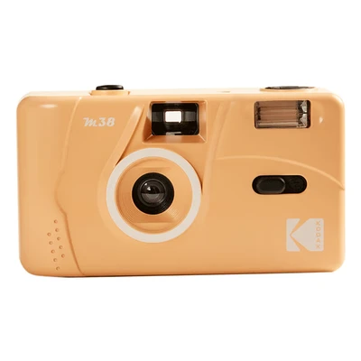 Image de KODAK DA00257 Appareil Photo Réutilisable M38 35mm, Objectif Haute Qualité, Flash Intégré, Pile AA Jaune Pamplemousse