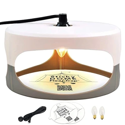 Image de ASPECTEK Sticky Dome Contre Les puces et punaises de lit avec 2 disques Colle Inclus. Inodore, Non Toxique. sans Danger pour Enfants Animaux domestiques (EU Plug)