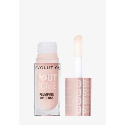 Image de Makeup Revolution POUT BOMB Plumping Gloss Lipgloss Gloss, Taille: 4.6 ml, Milky sheer holo