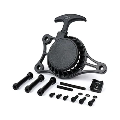 Image de BGM Kit de démarrage à câble CNC noir compatible pour Piaggio Ciao, Bravo, Si, Boxer, Super Bravo