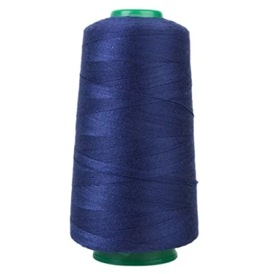Image de 1 Bobine Fil à Coudre de Jeans en Polyester pour Machine 20S/2 Bleu Marine