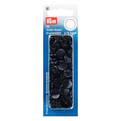 Image de Prym Pym Navy (12,4 mm) Fondeuses de Presse Non coupées 1 unité