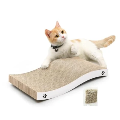 Image de Conlun griffoir pour Chat Chats Carton avec Texture Scratch Premium, gratoir a Durable réversible
