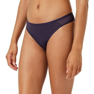 Image de Sloggi SOFT Adapt TINY Tanga Slip, Femme, Taille: Medium, Blueberry