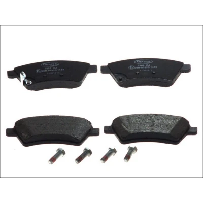 Image de DELPHI LP1966 Jeu de plaquettes frein avec indicateur d&#039;usure tôle anti bruit accessoires SUZUKI: SX4 I 5 portes, Berline