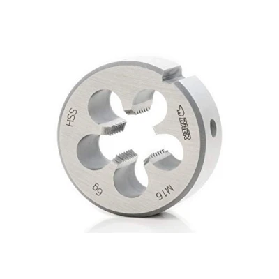 Image de BAER Taraud M7 HSS M 7 x 1,0 filetage métrique extérieur en acier à outils hautement allié Filière