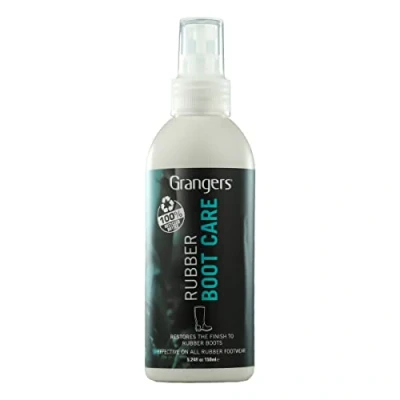Image de Grangers Rubber Boot Care 150 ML Restaure la Brillance et supprime Floraison sur Les Bottes en Caoutchouc