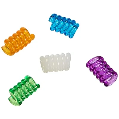 Image de Clover support aiguille à tricolter spirale PM, Blanc