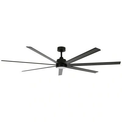 Image de Beacon Lighting Ventilateur de plafond avec lumière Atlanta noir DC silencieux