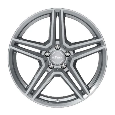 Image de RIAL 5Trou 18Pouce 112mm Jante alu M10 gun metal grey 75849M87 9