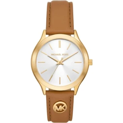 Image de Michael Kors SLIM Runway Watch Montre, Femme, Taille: One Size, Brown