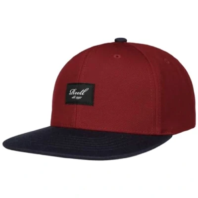 Image de Reell casquette Pitchout 6P Snapback en coton (taille unique rouge)
