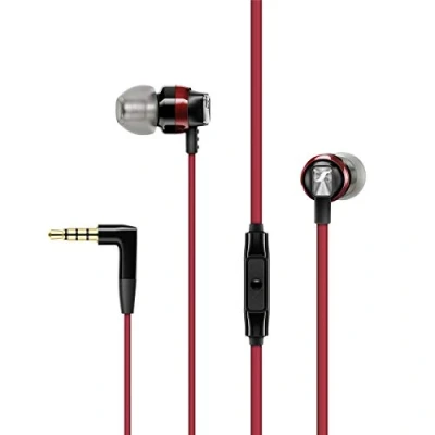 Image de Sennheiser CX 300S Écouteurs Intra Auriculaires avec télécommande Intelligente à Un Bouton Rouge