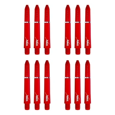 Image de RED DRAGON Trx tiges rouges courtes 4 ensembles par paquet (12 au total)