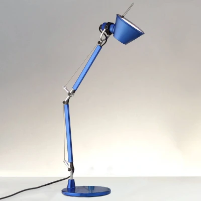 Image de Artemide Tolomeo Micro lampe à poser bleu metallic