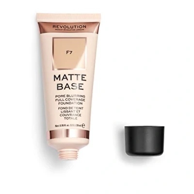 Image de Makeup Revolution, Matte Base, Fond de Teint, F7, 28ml
