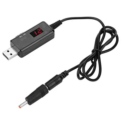 Image de Estink USB Boost Voltage, to DC Cable Router Step up Voltage Converter Display 9V / 12V