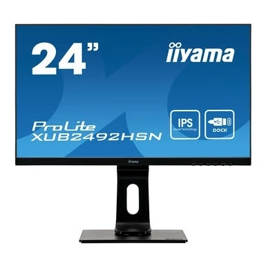 Image de iiyama ProLite XUB2492HSN B1 écran plat de PC 60,5 cm (23.8&quot;) 1920 x 1080 pixels Full HD LED Noir