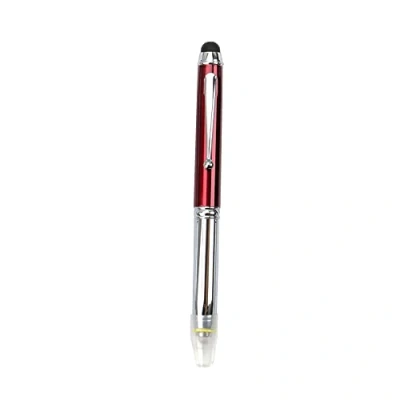 Image de Powertool Stylo à bille LED 3 en 1 Stylo/stylet/lumière LED, lampes encre avec recharge supplémentaire et piles pour écrire la nuit (lot de 1)