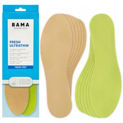 Image de Semelles intérieures ultra fines Bama Fresh unisexes testées dermatologiquement pour des pieds frais 6 paires 35/36 EUR