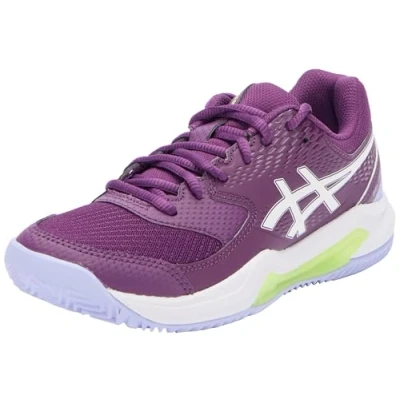 Image de Asics Geldedicate 8 Chaussures de padel, Femme, Taille: 37, Deep mauve/white Tissu / matière synthétique
