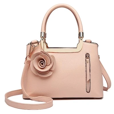 Image de Miss Lulu Petit Sac Bandouliere Femmes Joli Sacs à Main en Simili Cuir Fleur pour Usage Quotidien