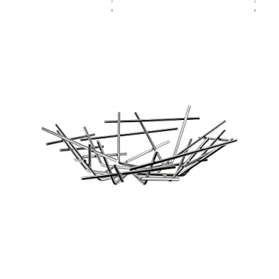 Image de Alessi Blow Up FC02 Coupe à Fruits Design en Acier Inoxydable, Poli