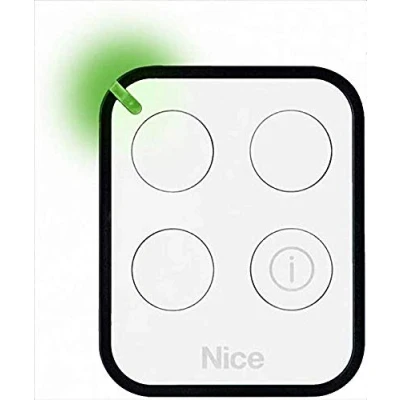Image de Nice SPA ERA ONE Télécommande 3 canaux 433,92 MHz bidirectionnelle, code : ON3EBD, blanc