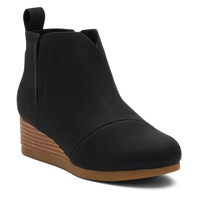Image de TOMS Clare Botte, Similicuir Nubuck PU Noir, 30.5 EU
