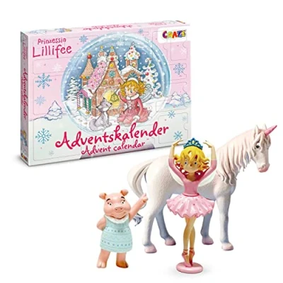 Image de CRAZE Calendrier de l&#039;avent Fille princesse LILLIFEE Jouet avec Figurine et nombreux jouets pour enfants