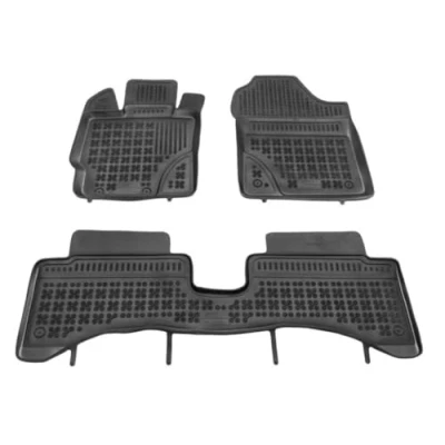 Image de REZAW PLAST 201430 Ensemble de tapis sol Caoutchouc avant et arrière noir TOYOTA: Yaris III 3/5 portes