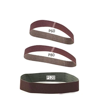 Image de Ensemble de 3 bandes abrasives LIDL PARKSIDE (grain 60, 80,120), Ponceuse à bande PSBS 240 B2, convient également pour A1