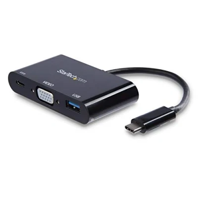 Image de StarTech.com Adaptateur multifonction USB C vers VGA avec port A et Power Delivery Neuf