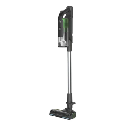 Image de Hoover HF920P Aspirateur Balai Sans fil Puissant Mode Turbo 130AW, Batteries X2 Autonomie 60min, Ecran LED, Brosse Anti Twist et Mini Turbobrosse LED Spécial Animaux, Position Parking, Vert Pop