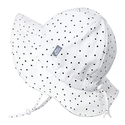 Image de Jan &amp; Jul Chapeau de Soleil réglable en Coton pour Les Tout Petits (M: 6 24 Mois, Points)