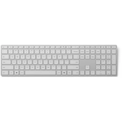 Image de Microsoft Surface Tastatur (2. Edition), Volle Gr??e (100%), Kabellos, Bluetooth, QWERTZ, Grau